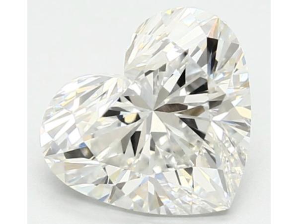 Diamant - 3.01 carat Hart vorm geslepen diamant 