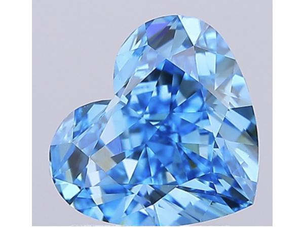 Diamant - 2.06 carat Hart vorm geslepen diamant