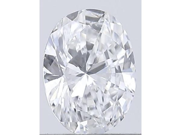Diamant - 1.01 carat Ovaal geslepen diamant (gecertificeerd)