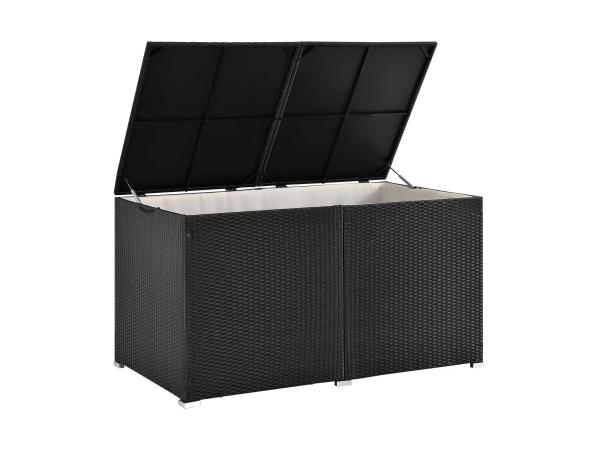 Polyrotan Opbergbox Ikaria - 950 L - Zwart