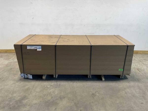 15x MDF plaat 2620x1030mm ongegrond 25mm