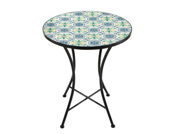 AXI Amélie Bistro Tafel Blauw/geel