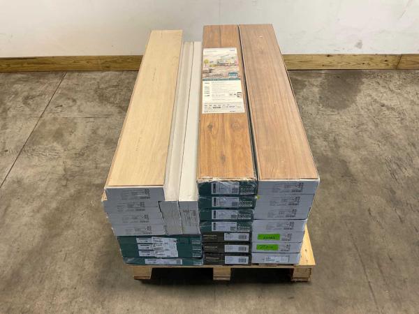 Laminaat – diverse soorten, ca. 53m²