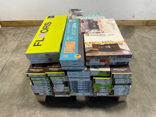 Laminaat – diverse soorten, ca. 115m²