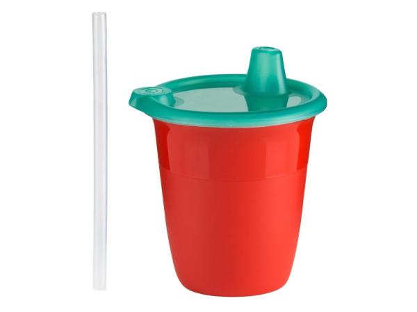 Trudeau Leon drinkbeker met rietje 250ml