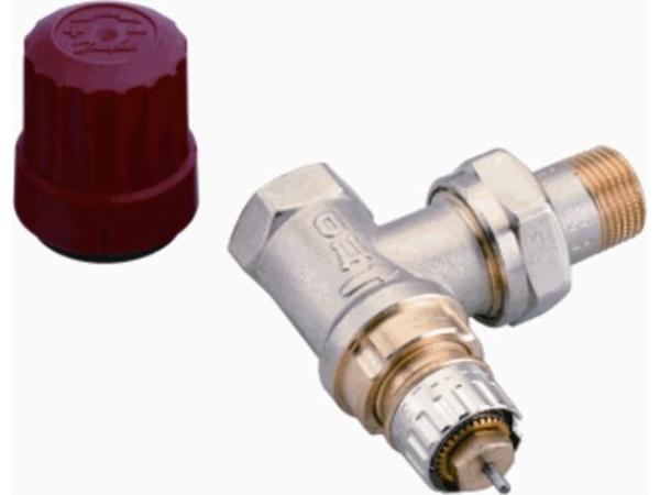 Danfoss thermostatische radiatorafsluiter haaks verkort 1 Kv