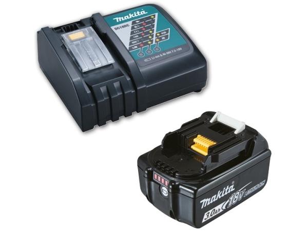 Makita Accessoires 18 V Starterset 3,0Ah BL1830B + lader DC1