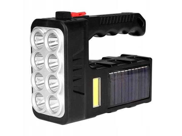 Zaklamp - LED - Solar - Oplaadbare - Zoeklicht - Camping