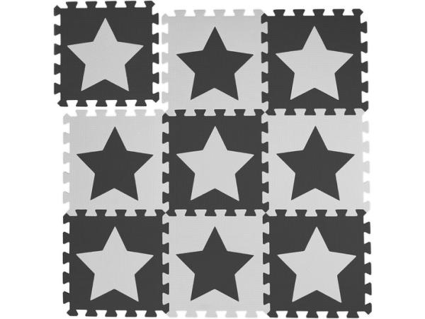 Speelmat - foam sterren - 9 stuks - 18 delen - 91x91 cm