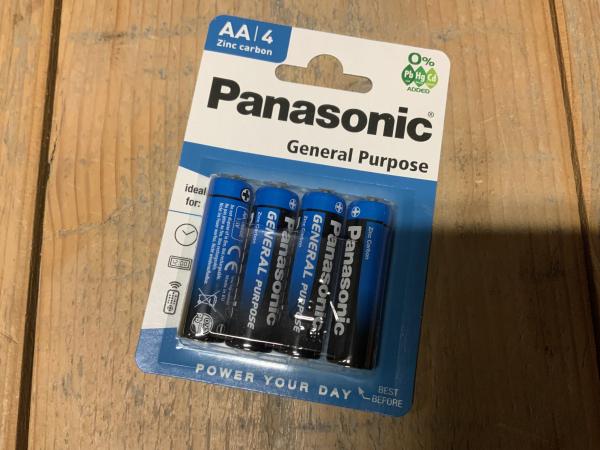 Doos Panasonic AA batterijen