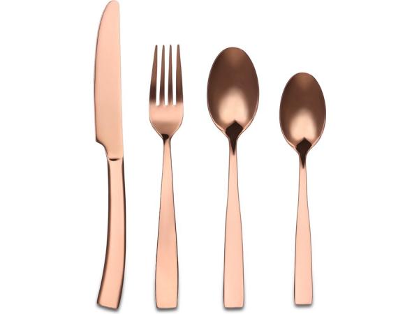 Bestekset rose goud 24-delig