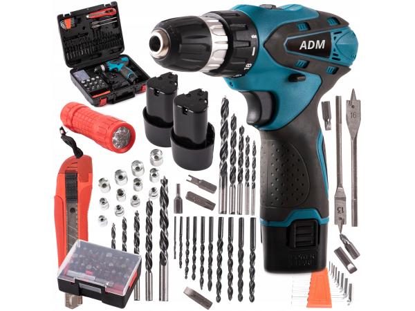 Draadloze schroeftol inclusief accessoires