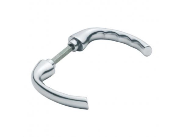 2x Hoppe Tôkyô Aluminium - Zilver / F1 - Binnendeuren