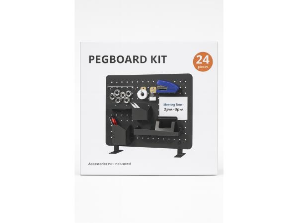 Pegboard bureau organizer – 24-delige set – nieuw