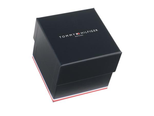 Tommy Hilfiger Horloge Harley Zilver/Zwart 46mm