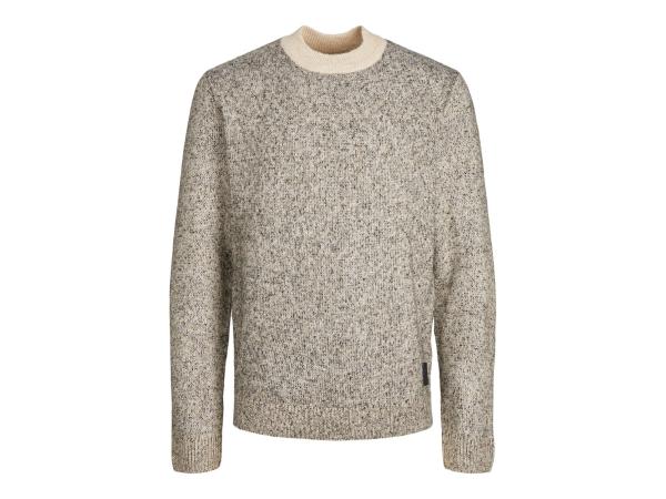 Jack &amp; Jones Space Knit Mock Neck Peyote - S