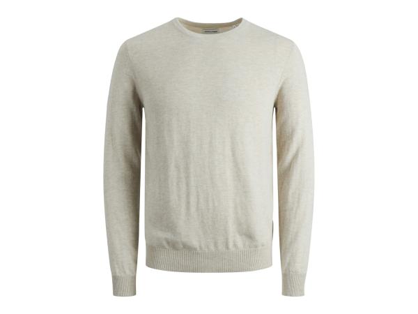 Jack &amp; Jones Emil Knit Crew Neck Oatmeal - XL