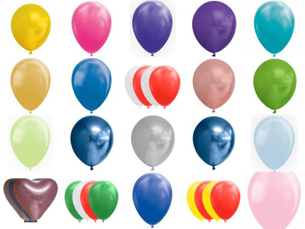 Mix doos met 500 ballonnen