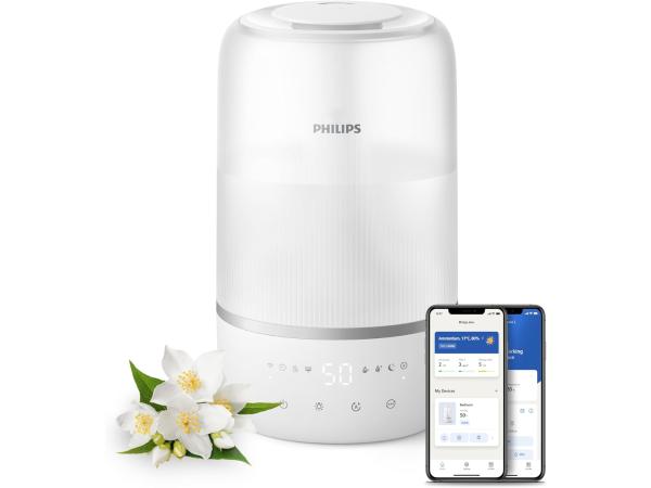Philips Slimme Luchtbevochtiger - 3 L - tot 38 m² HU1509/00