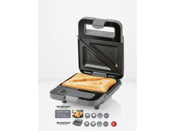 Silvercrest mini Sandwich maker zwart