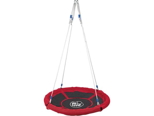Playtive Nestschommel - 113cm - Rood/Zwart