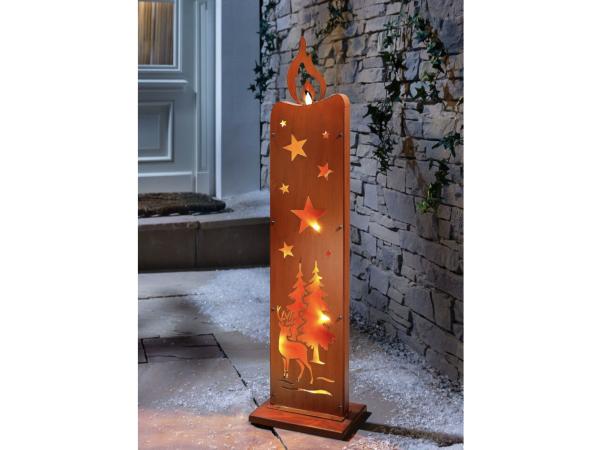 Decoratieve LED stelekaars van Staal 