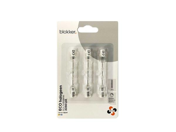 20x Blokker eco halogeen R7S 3-pack