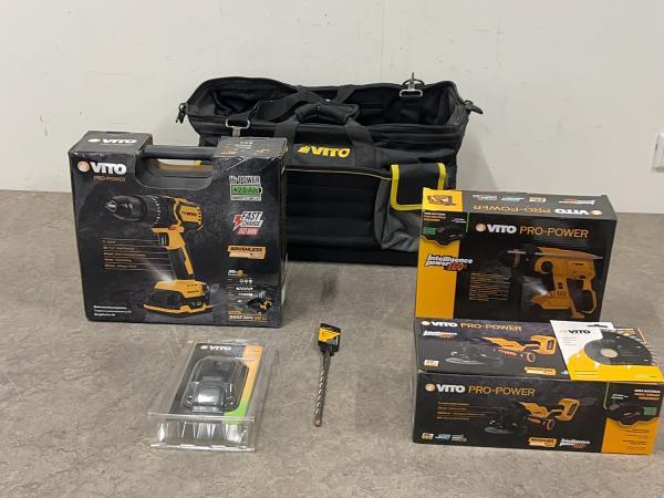 Vito gereedschapstas met inhoud Pro-Power