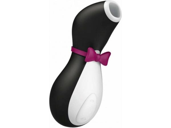 Satisfyer Penguin - Luchtdruk Vibrator - Zwart/ Wit