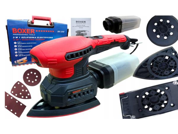 Excentrische Schuurmachine 3-in-1–1200W– Regelbaar toerental