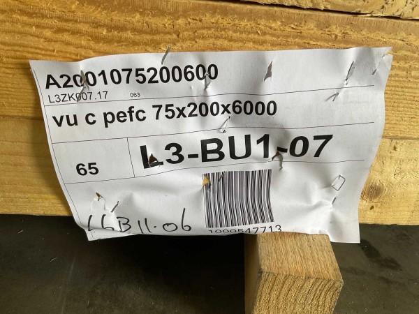 6x-vuren-balk-600x20x75-cm