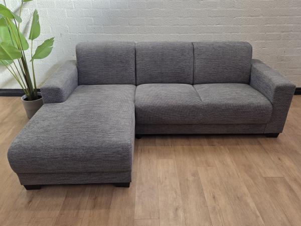 Zo goed als nieuwe grijze hoekbank