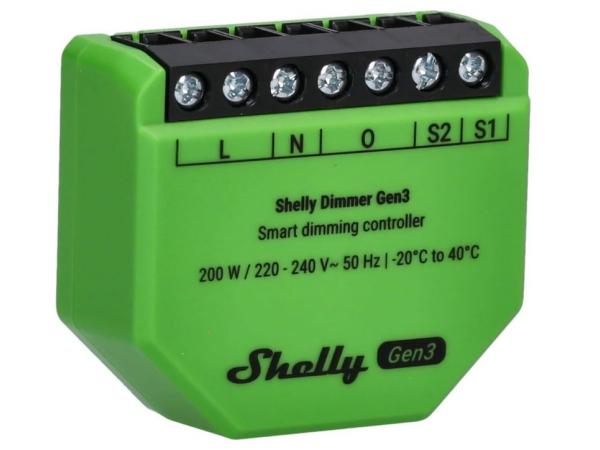 Shelly Gen3- WiFi & Bluetooth Smart Dimmer