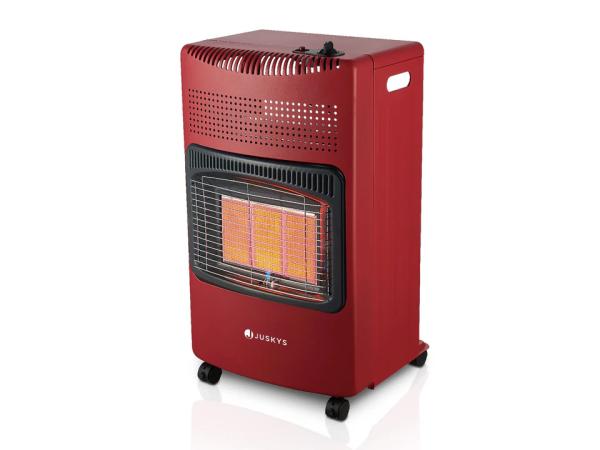 Gaskachel / Gashaard - 3-standen - Max 4200 Watt - Rood