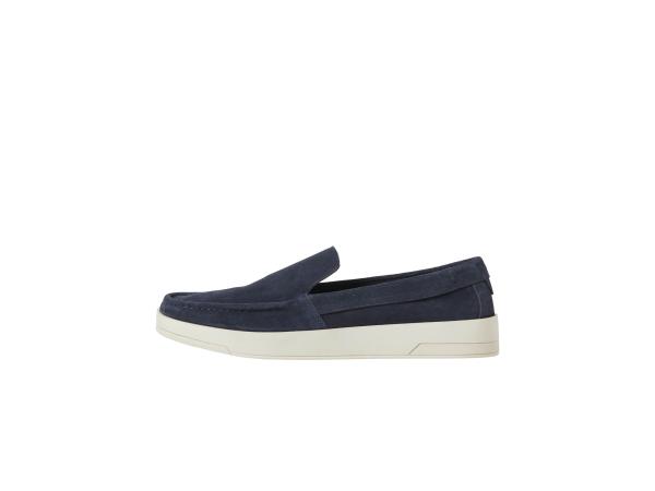 Jack &amp; Jones Maccartney Suede Loafer Navy Blazer - 44