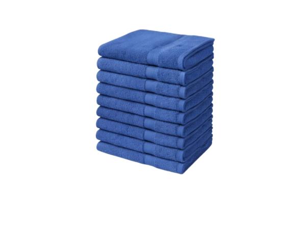 Handdoeken 50×100 cm – Set van 10 – 400 g/m² – Blauw