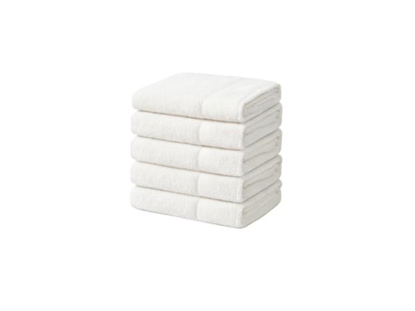 Handdoeken 70×140 cm – Set van 5 – 400 g/m² – Hotel Wit