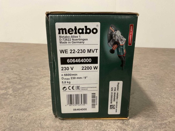 metabo-haakse-slijper-we-22-230