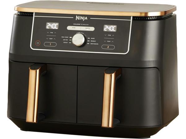 Ninja Airfryer XL 9,5L Dualzone Koper/Zwart