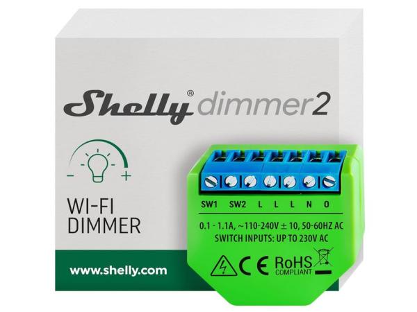 Shelly Dimmer 2, WiFi-Slimme Dimschakelaar