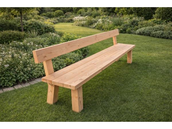 Douglas vrijstaande tuinbank 250x50x83cm