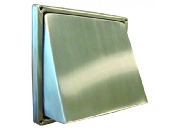 2x Renson Overdrukrooster Inox Ventilatierooster