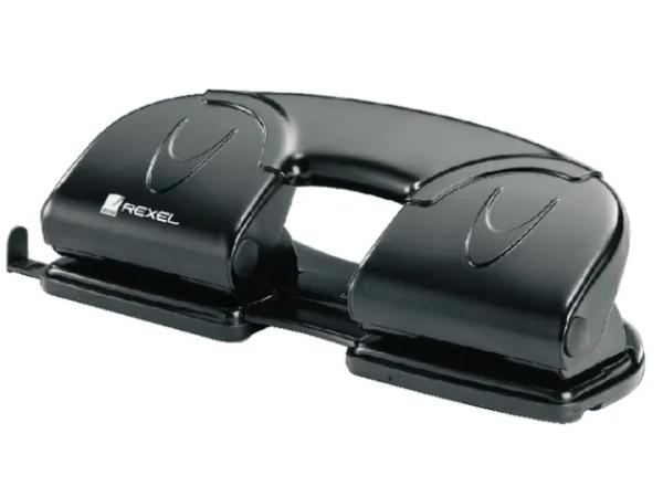 Perforator Rexel V412 4-Gaats 12vel Zwart