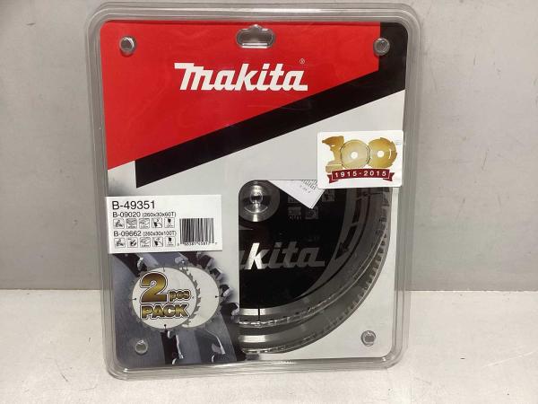 Makita zaagbladen (260x30x60T, 260x30x100T)