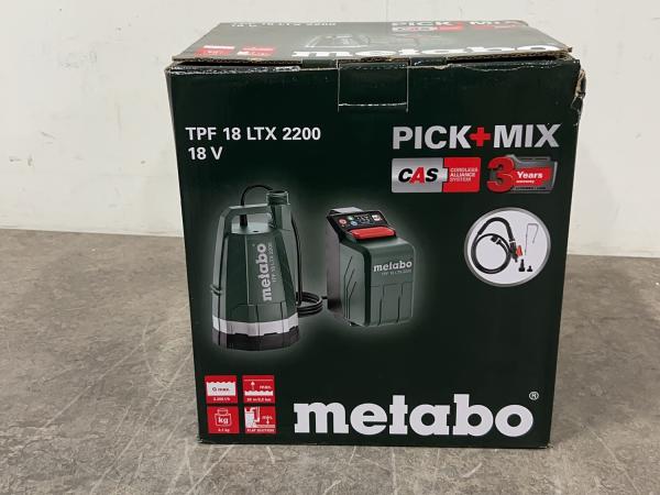 Metabo accu dompelpomp body 2,2 bar TPF18LTX2200