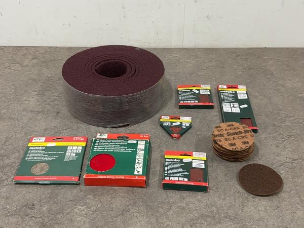 Metabo schuurmateriaal set 8-delig