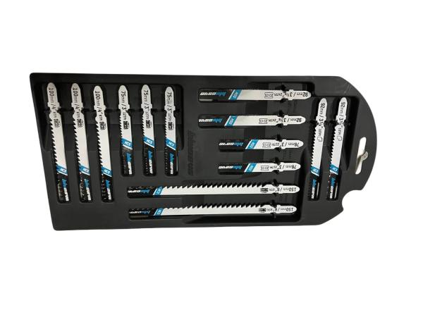 2x Decoupeerzagen set 14-delig Hout,Staal en Plastic