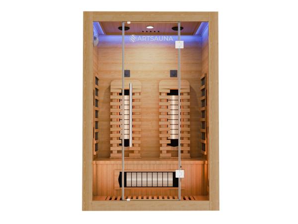 Infraroodcabine/sauna Kiruna 190x130x105cm