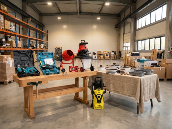 OPHAALVEILING - Magazijnopruiming - Gereedschappen & Keukenwaren & Huishoudelijk