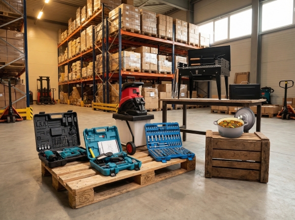 OPHAALVEILING - Magazijnopruiming - Gereedschappen & Keukenwaren & Huishoudelijk